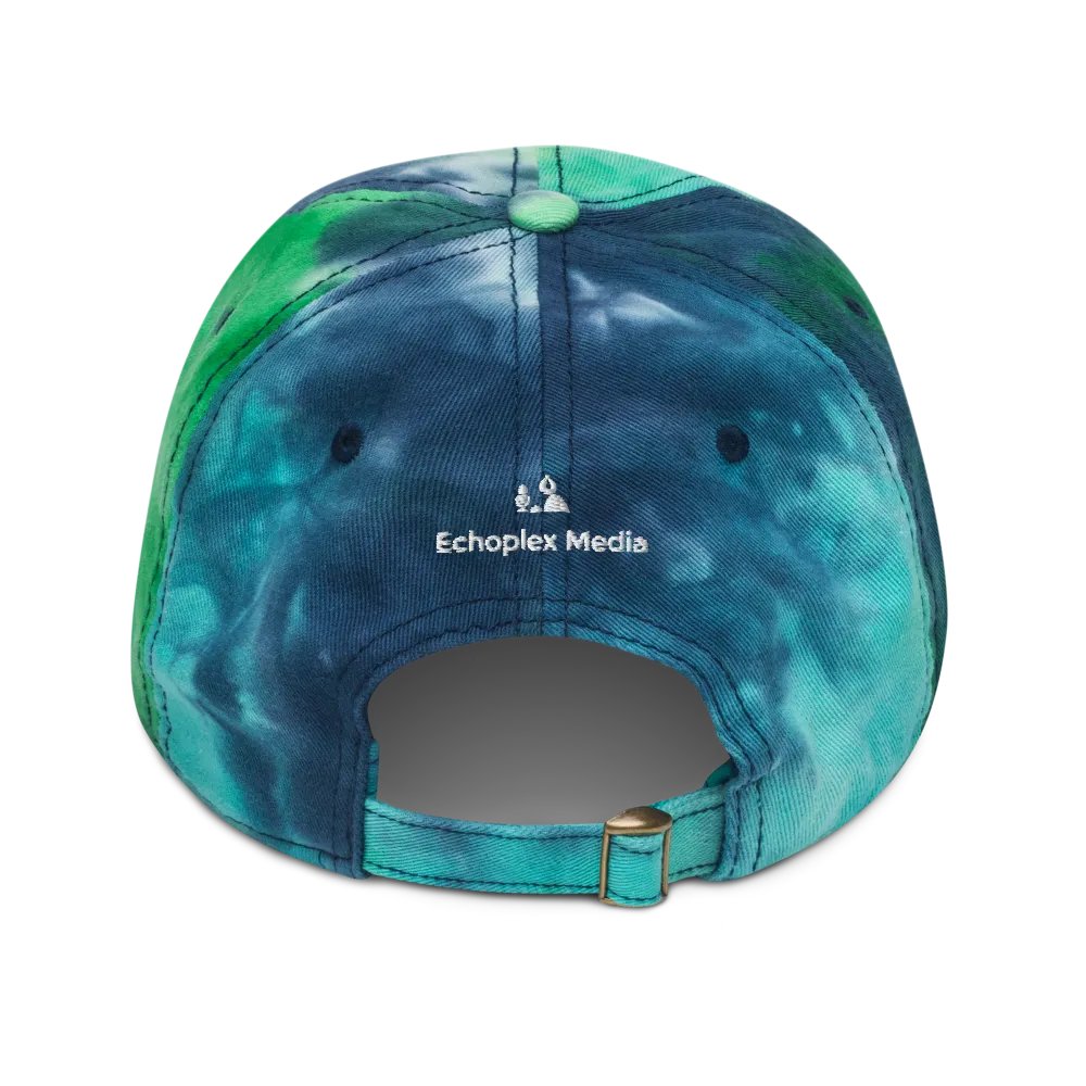 Tinfoil Hat - White On Blue-Green Tie Dye product image (2)