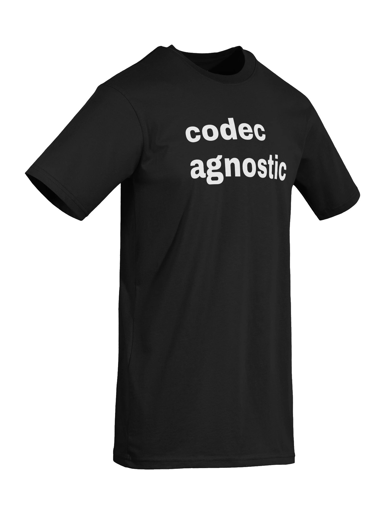 Codec Agnostic | White Graphic Front product image (10)