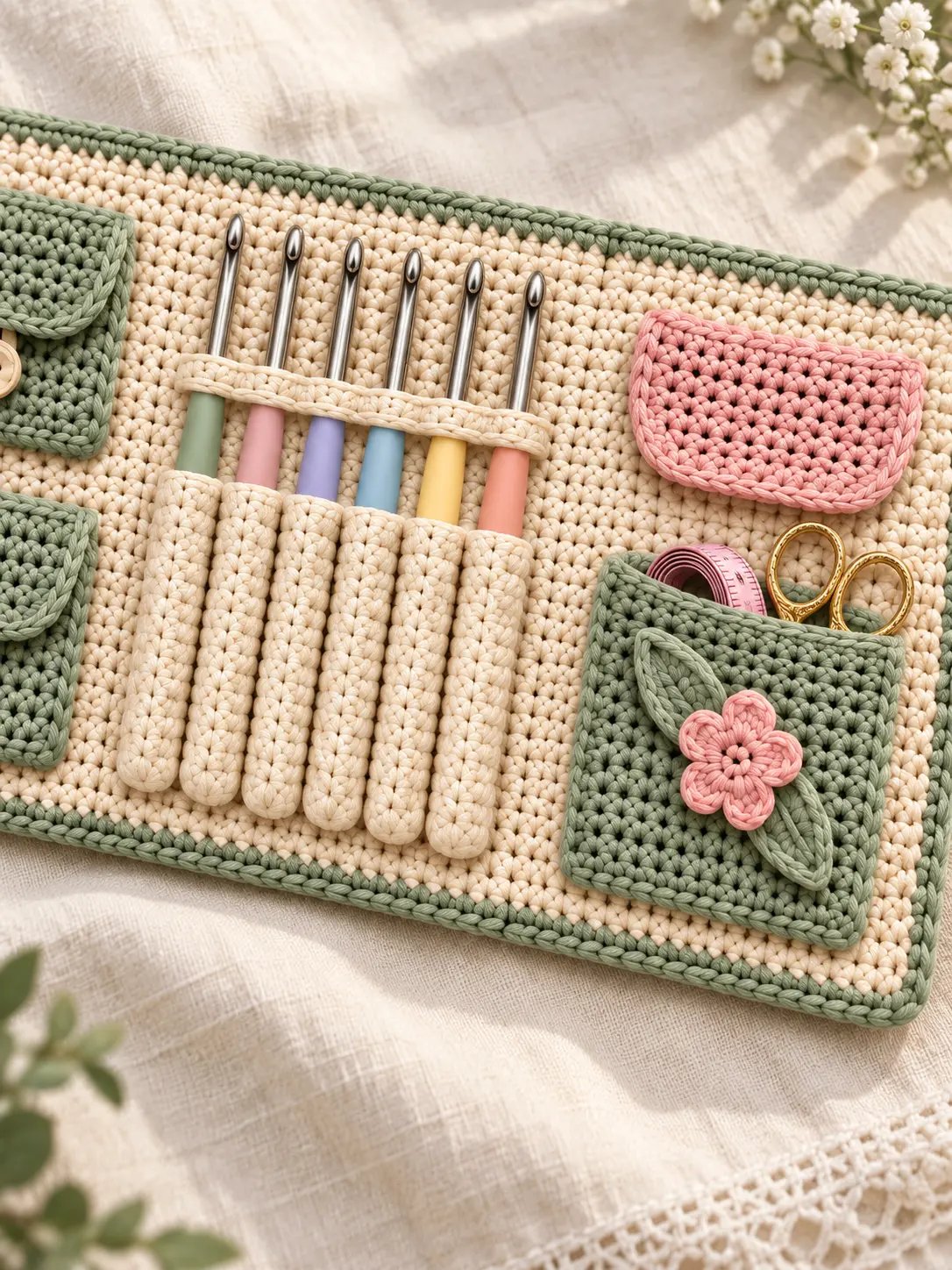 Tri-Fold Crochet Hook Organizer | PDF Pattern product image (2)