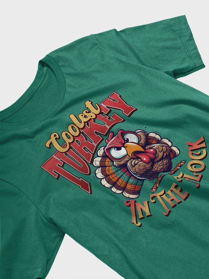 Coolest Turkey in the Flock Cartoon T-Shirt product image (2)