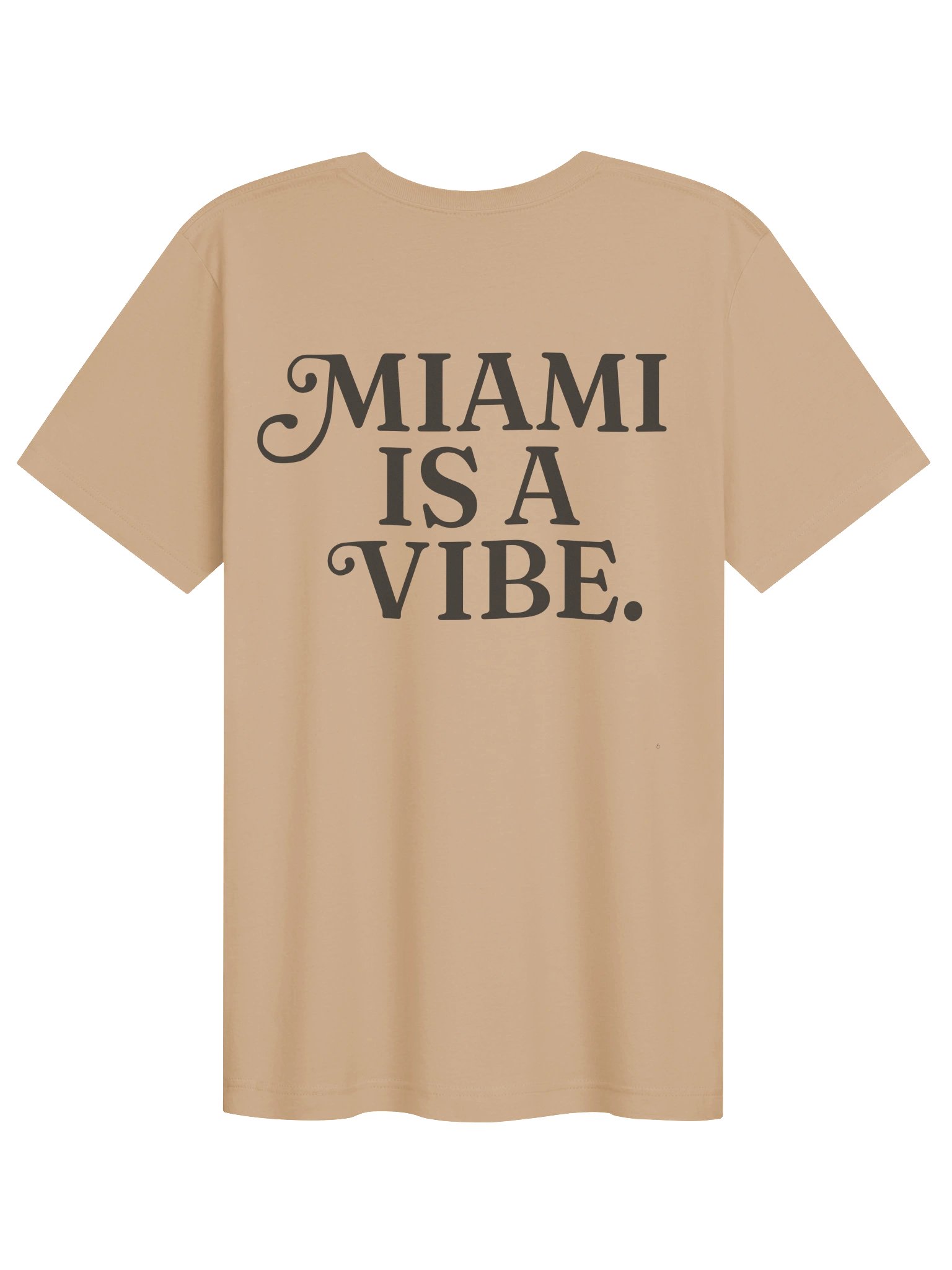 Miami Is A Vibe Tee — Sand product image (2)