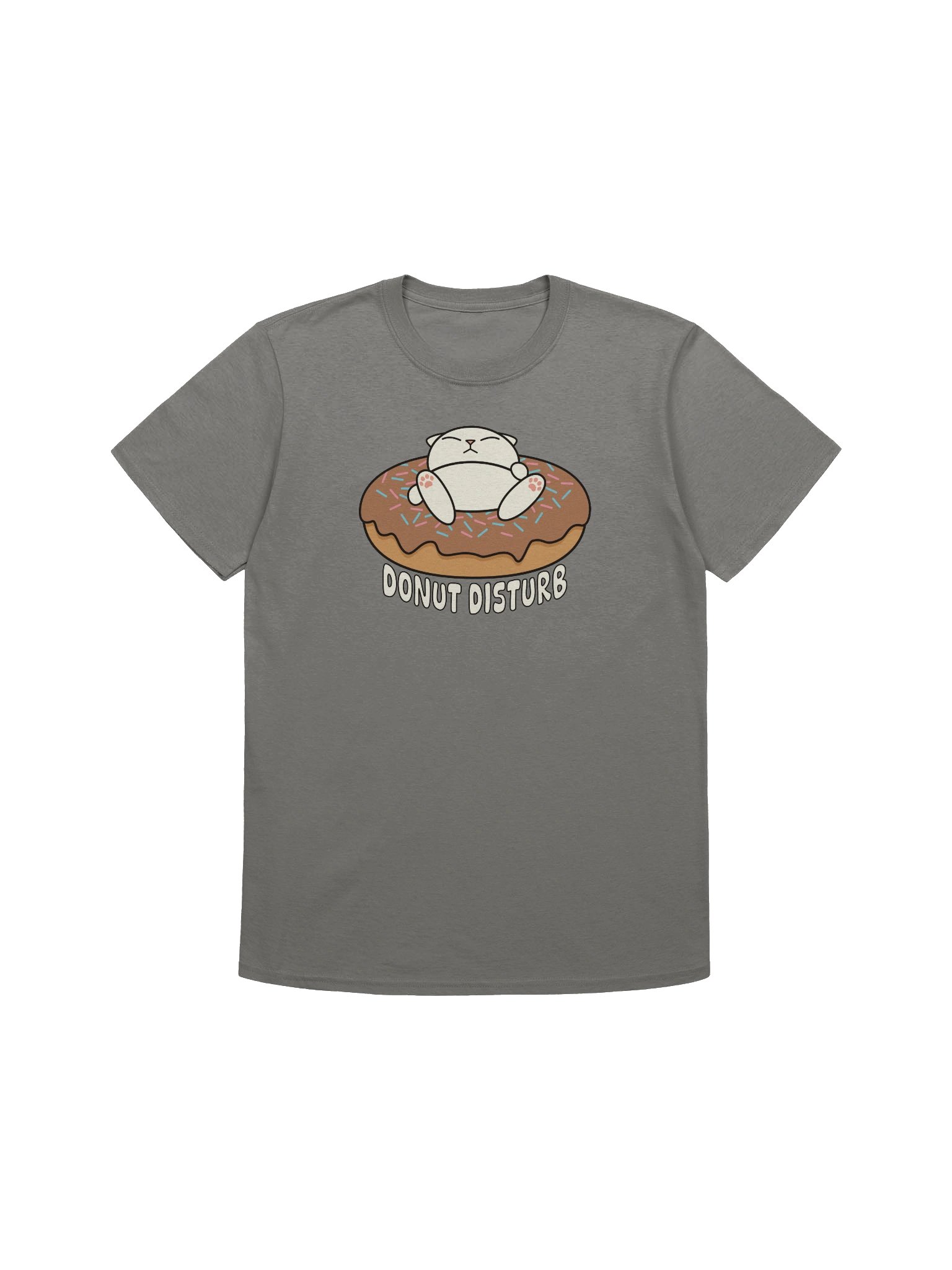 Donut Disturb Cat - Unisex Adult Super Soft Lightweight T-shirt product image (2)