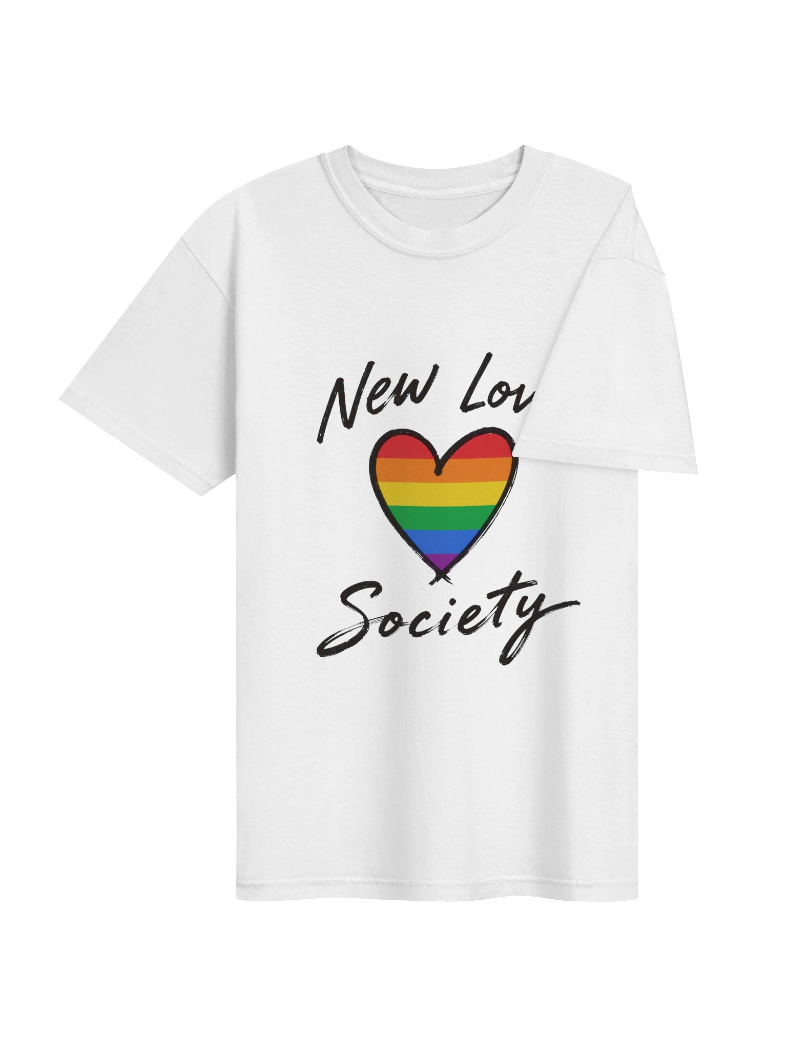New Love Society Rainbow Heart Tee product image (4)