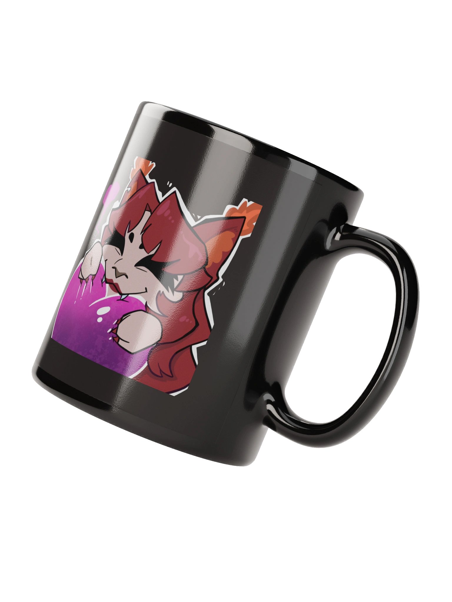Pyro Loves Black Mug product image (3)