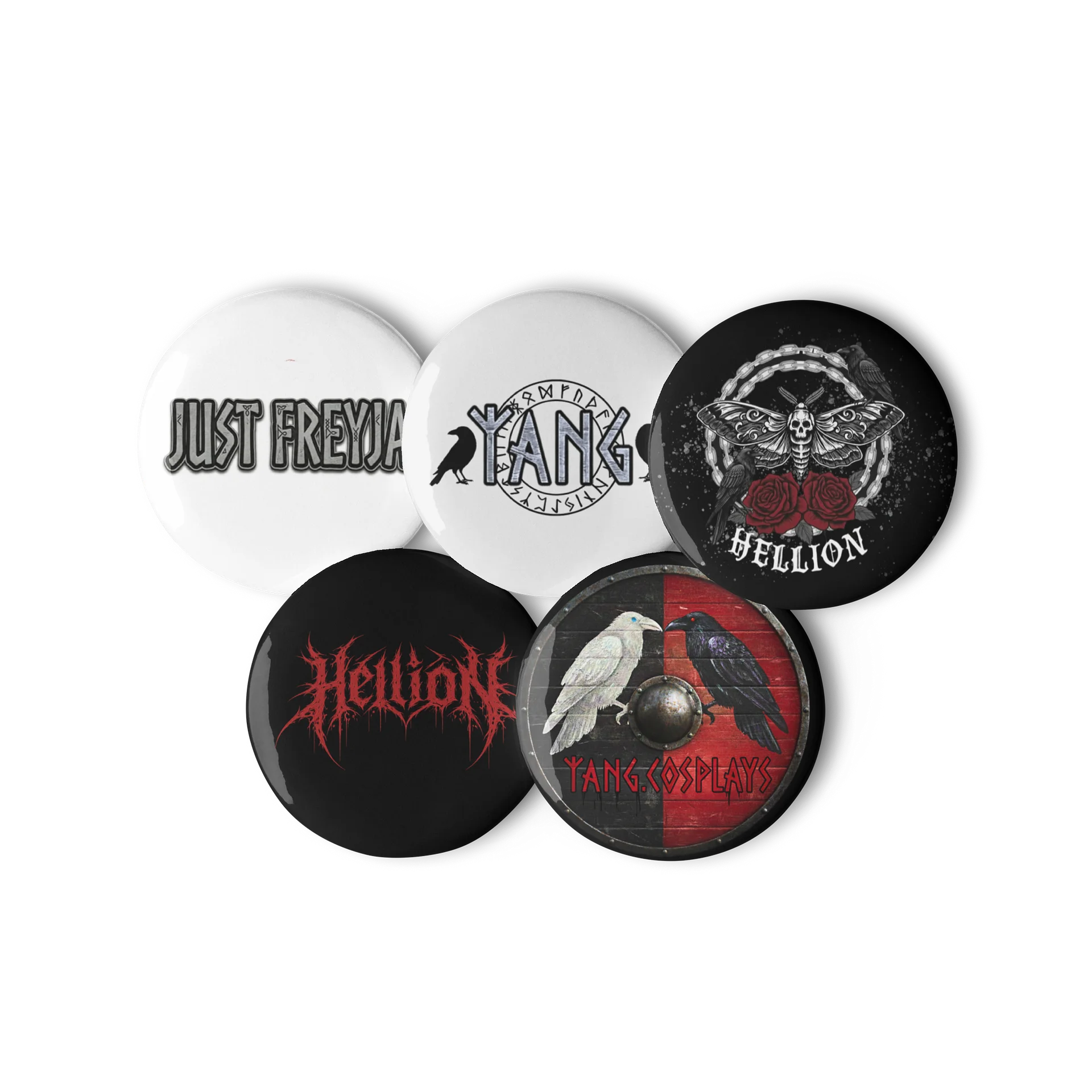 Hellion- Button Pins Style 1 product image (2)