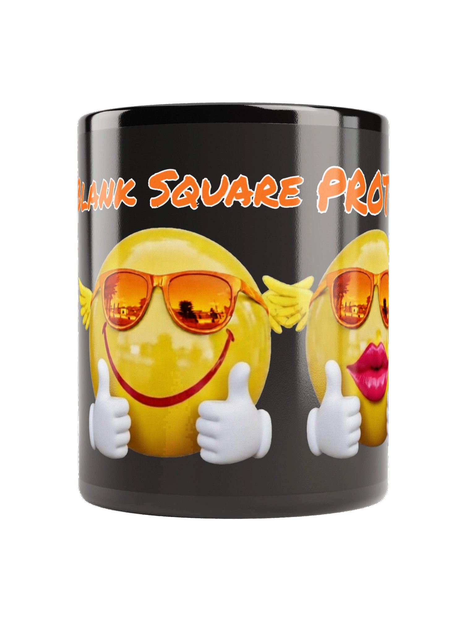 Blank Square Protest Smiley Mug product image (4)
