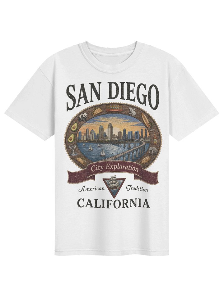 Vintage San Diego Shirt, California Graphic Tee, Comfort Colors 1717 Coastal Travel Souvenir T-Shirt product image (27)