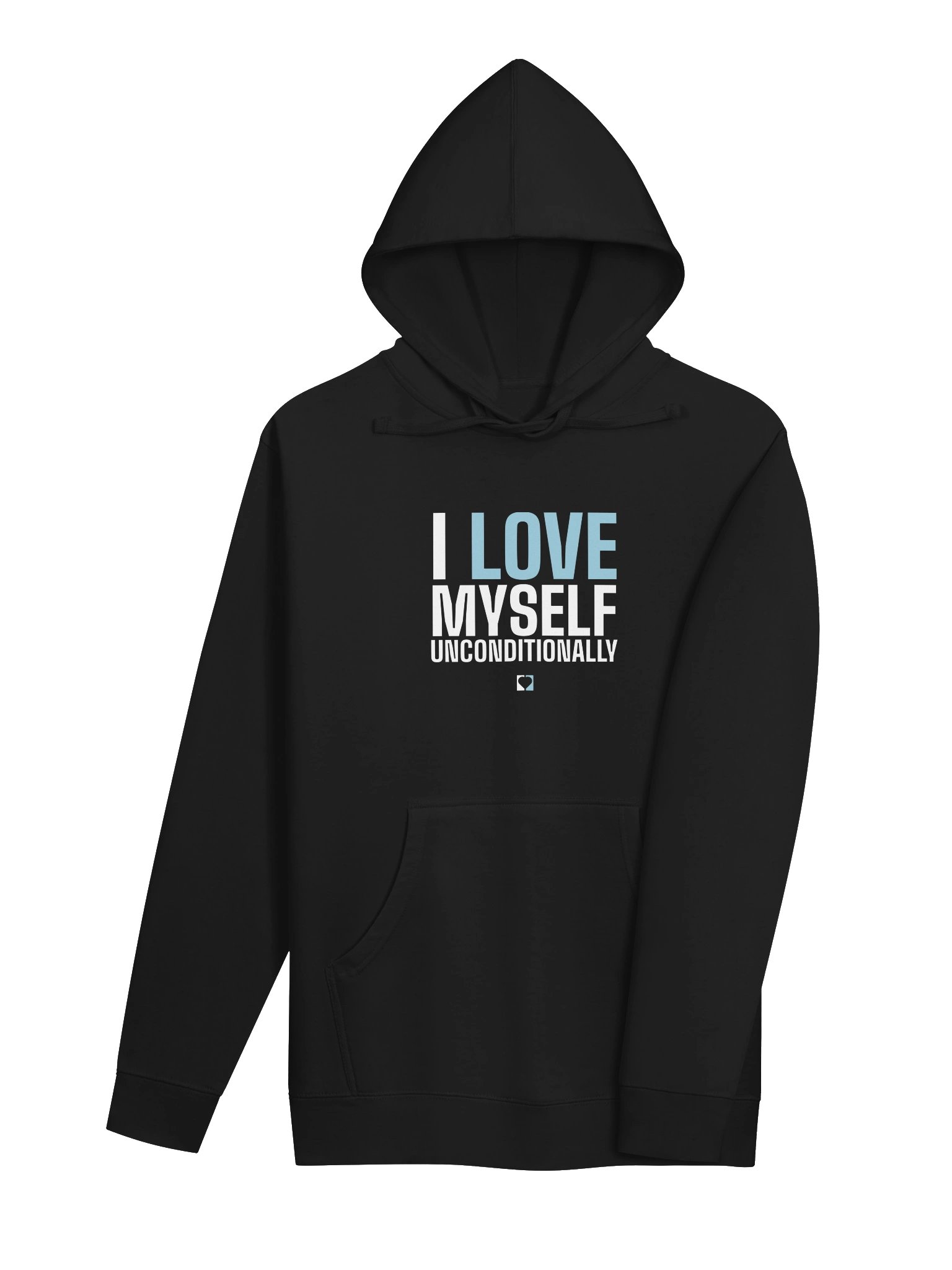 I Love Myself Unconditionally Bold Hoodie product image (4)
