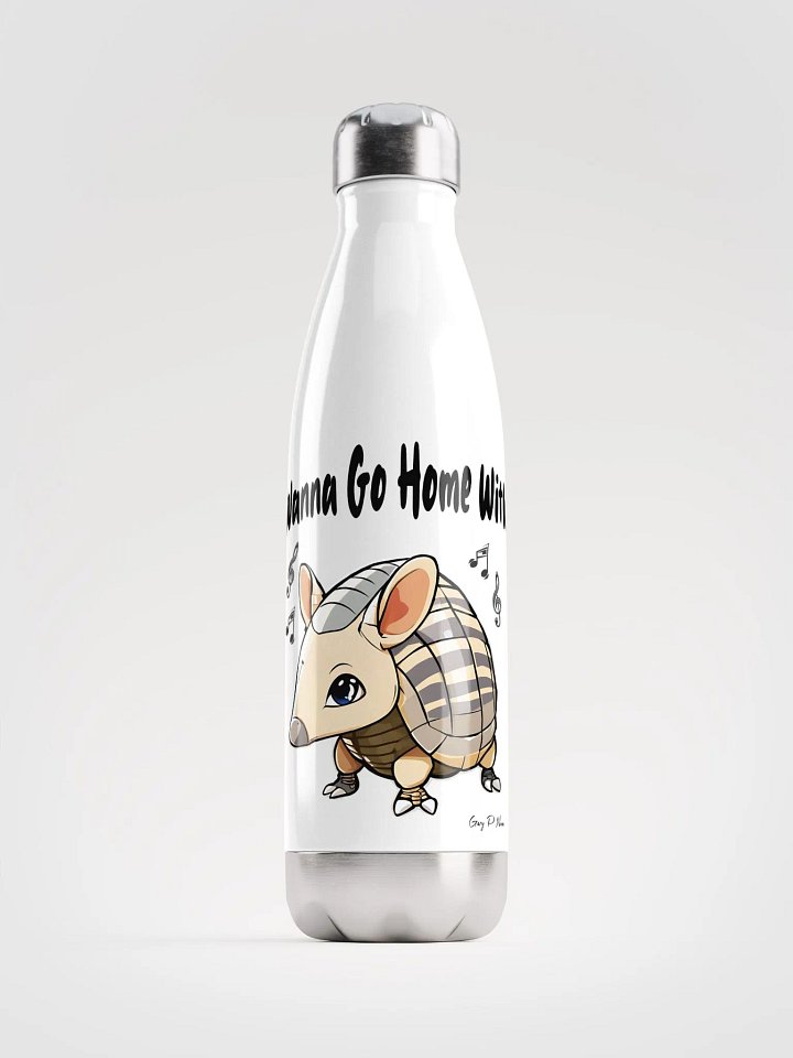 Cute Cartoon Armadillo Stainless Steel Water Bottle product image (1)