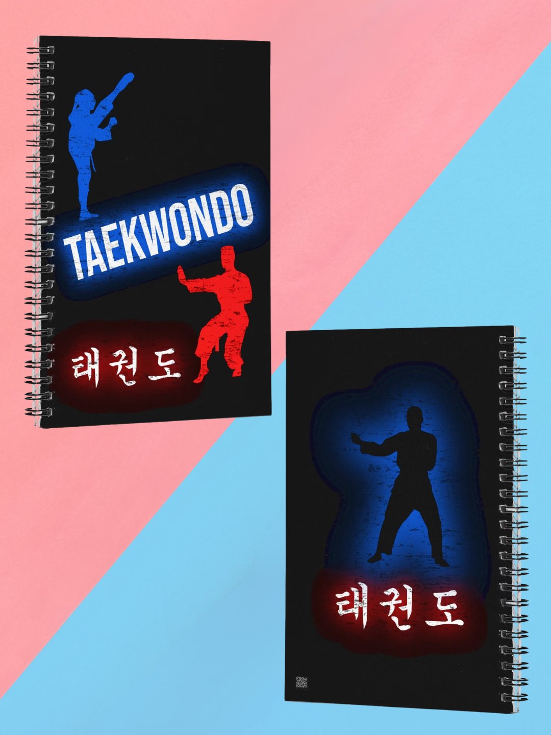 Taekwondo Silhouette Notebook product image (2)