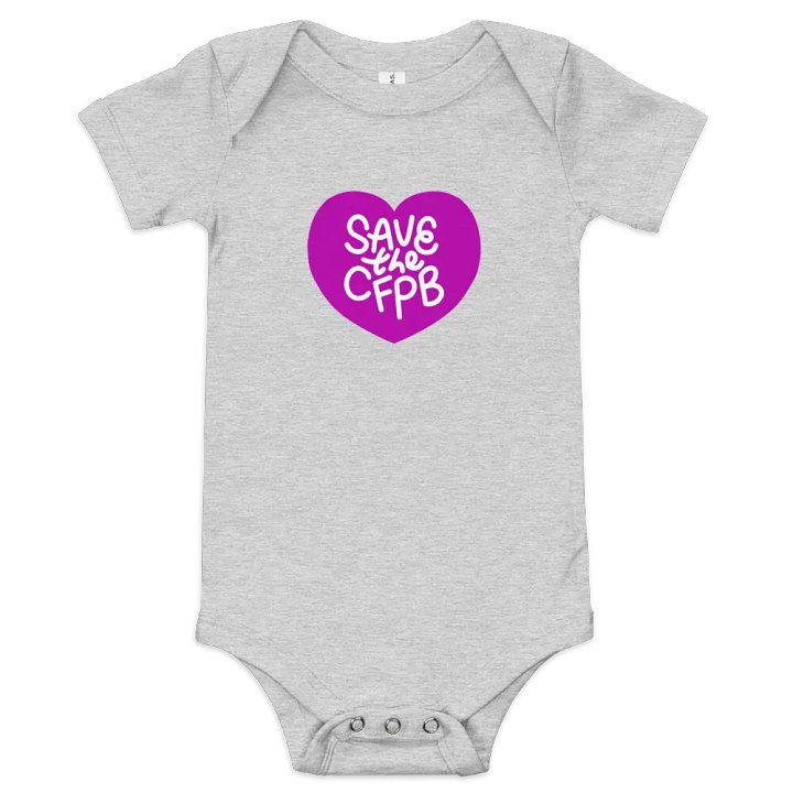 Save the CFPB Onesie (Purple) product image (1)