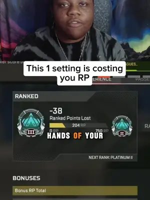 This 1 setting could be costing you a lot of RP #apex #apexlegends #apexlegendscommunity #apexlegendsclips #xneeyah 