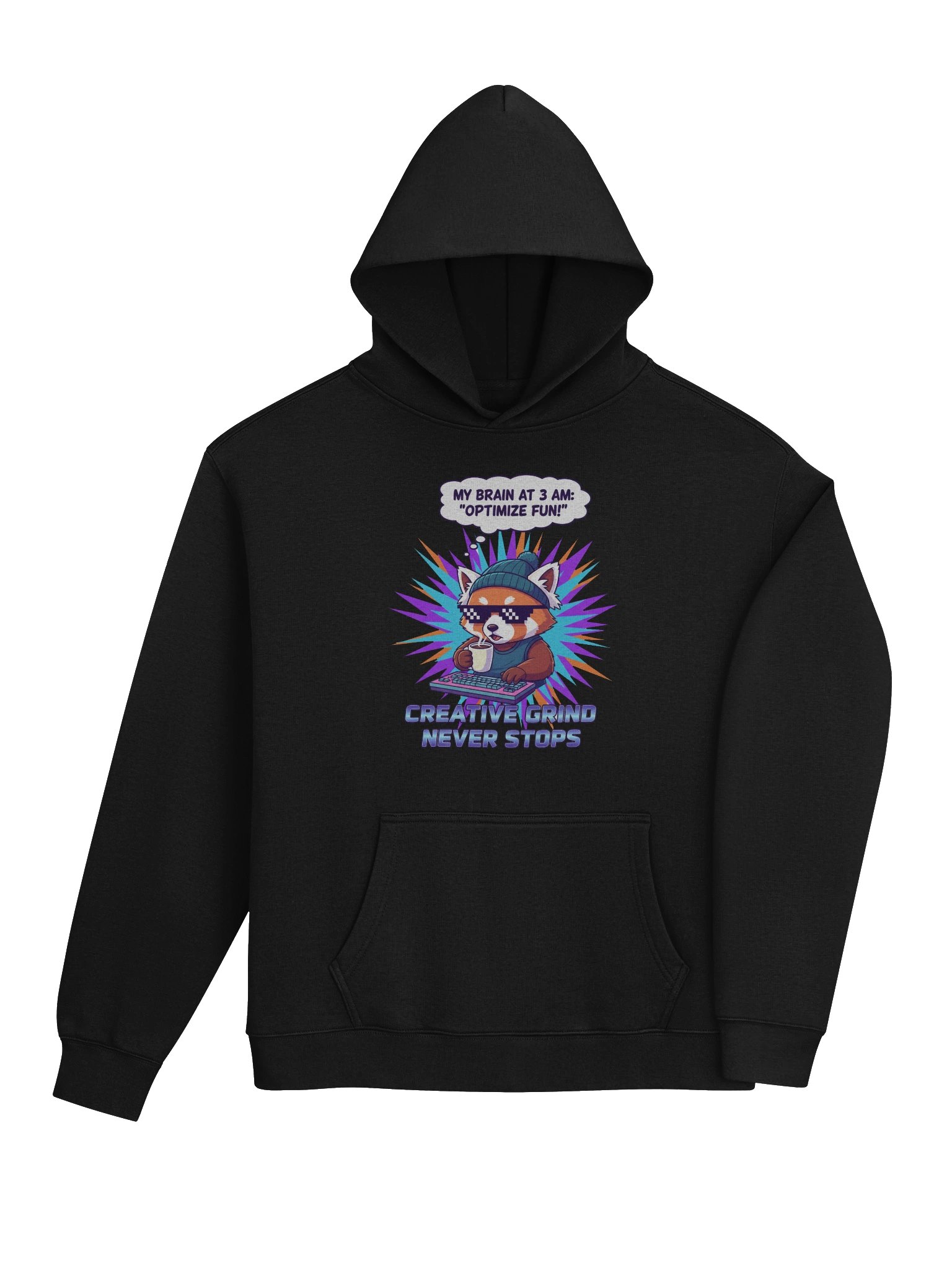 Optimize Fun Red Panda Hoodie product image (30)