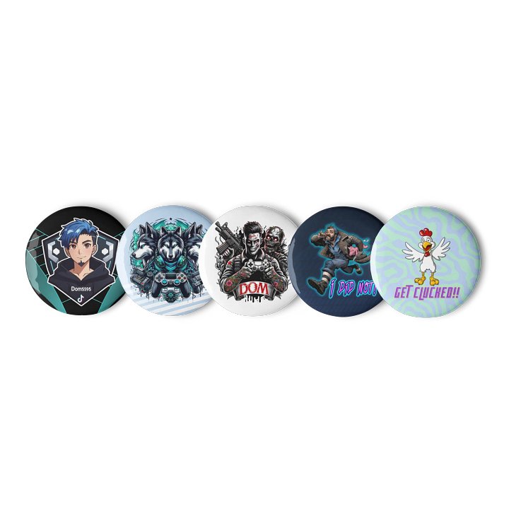 Gamer Pin Button Set product image (1)