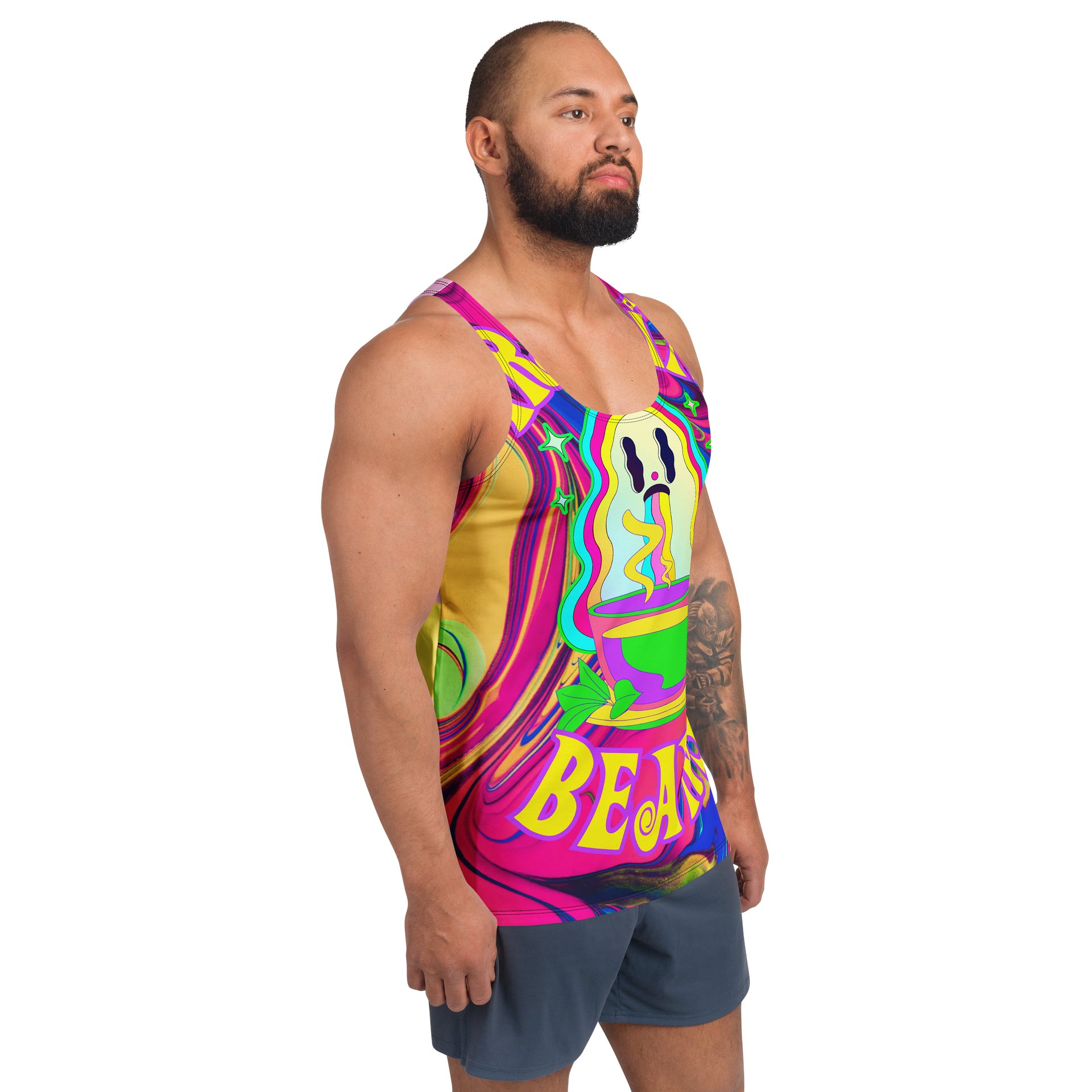 Odd Duck Trippin Beans Full Print Tank Top product image (3)