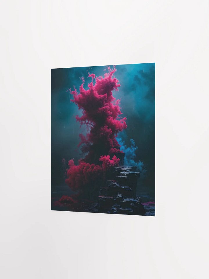 Crimson Bloom Ascension Matte Poster product image (13)