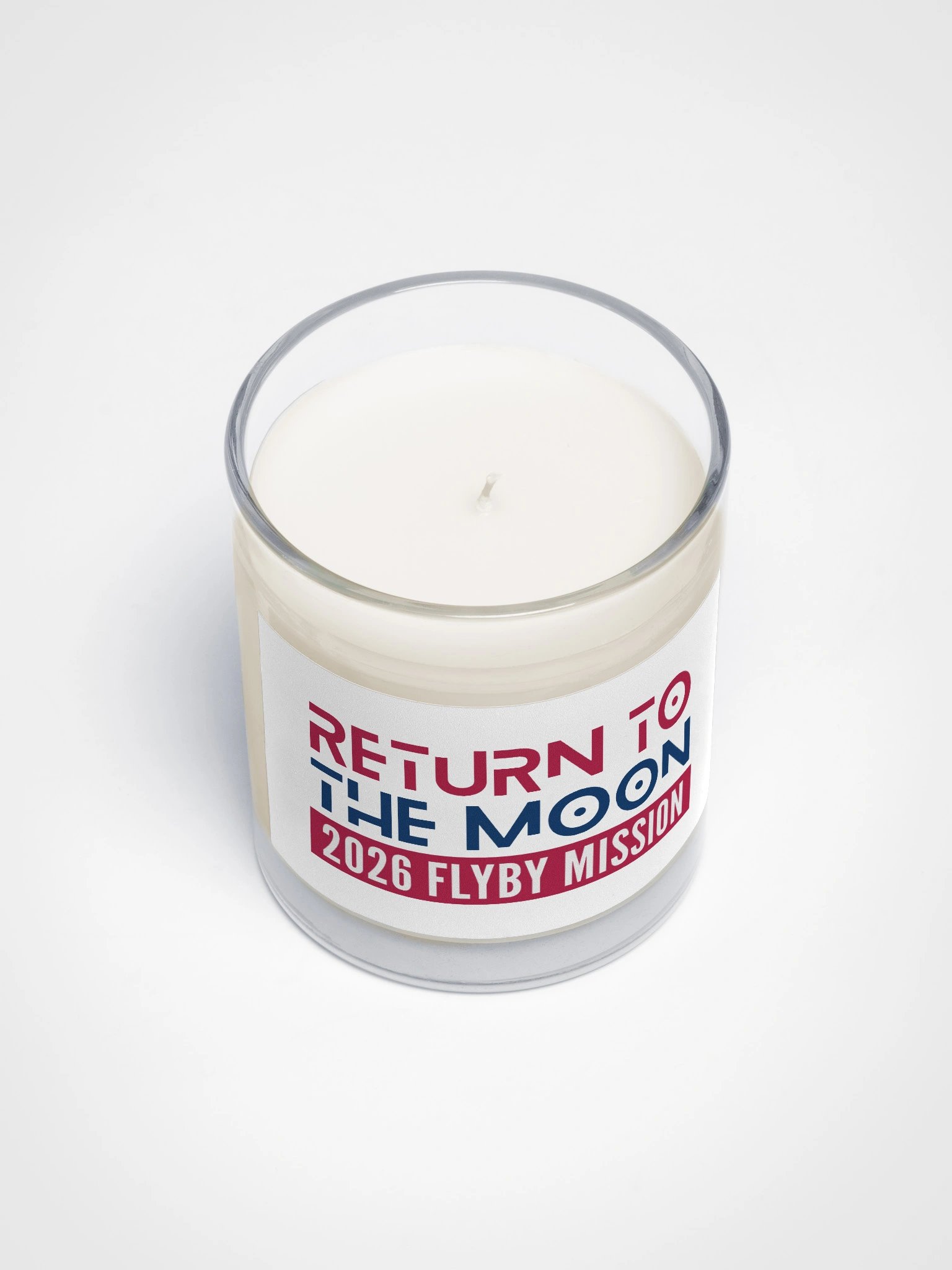 Mission to the Moon Candle April 1 2026, Space Themed Soy Wax Candle, USA Astronaut Gift product image (3)