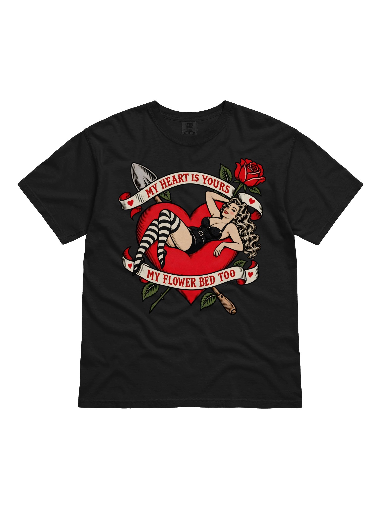 My Heart Is Yours Vintage Pin-Up Tee product image (8)