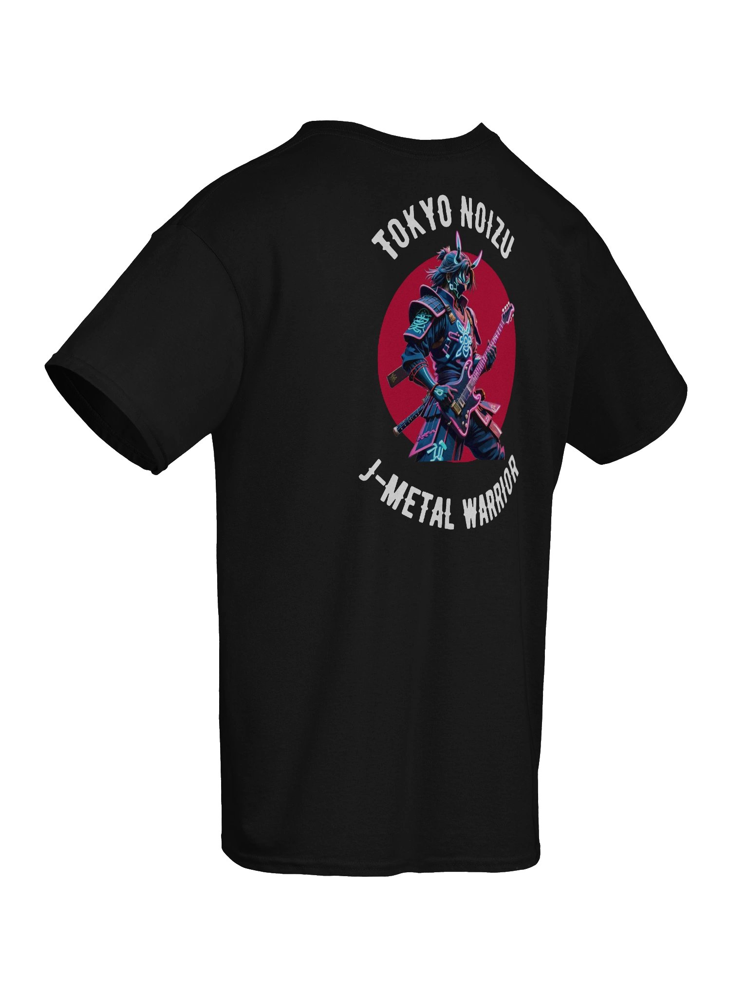 Samurai Demon J Metal Warrior T-Shirt – Japanese Streetwear Anime Art product image (10)
