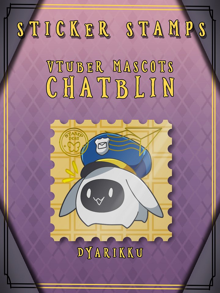 Sticker Stamps - Vtuber Mascots - Chatblin product image (1)