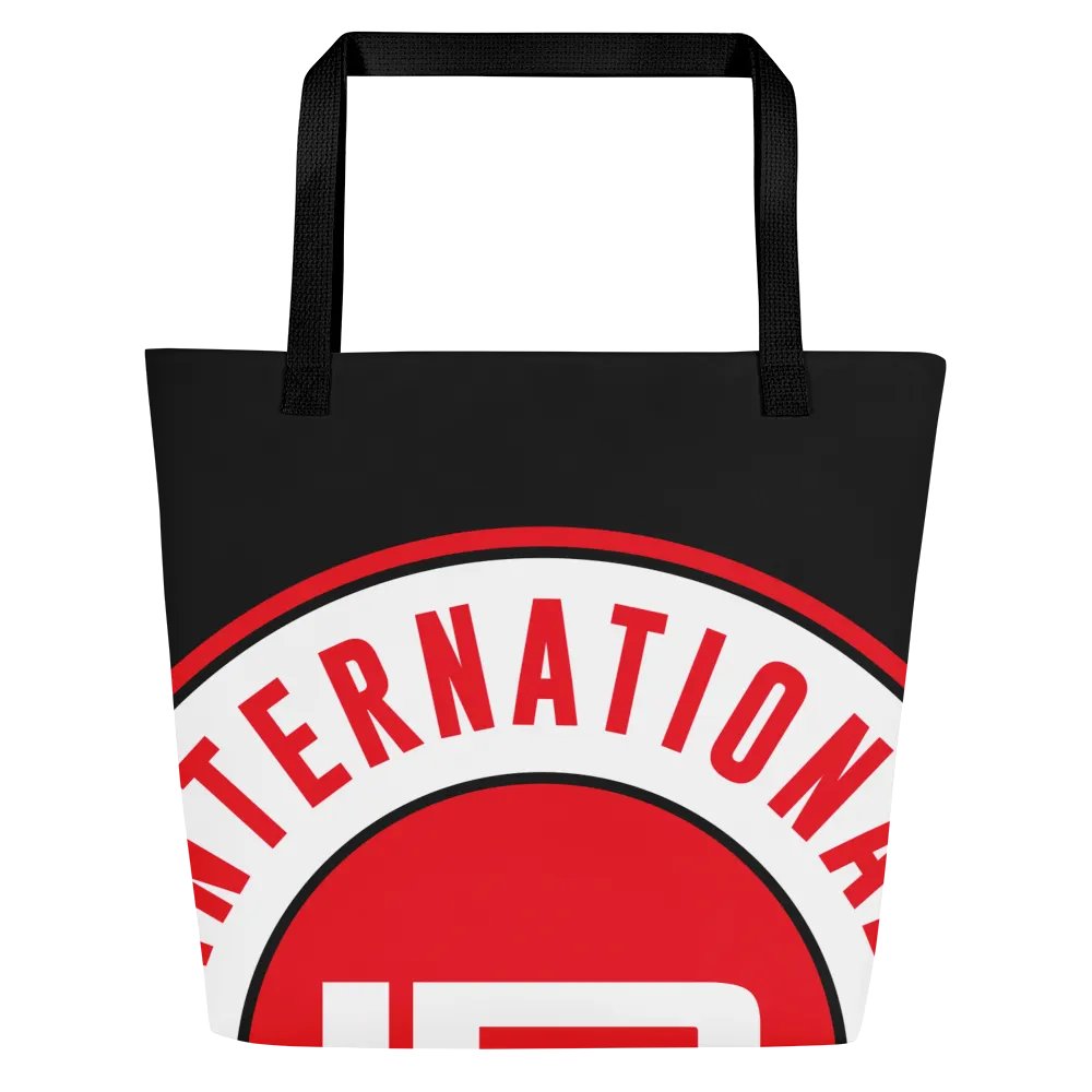 IFBNewsfeed.Org's All-Over Print Large Tote Bag w/ Pocket product image (1)