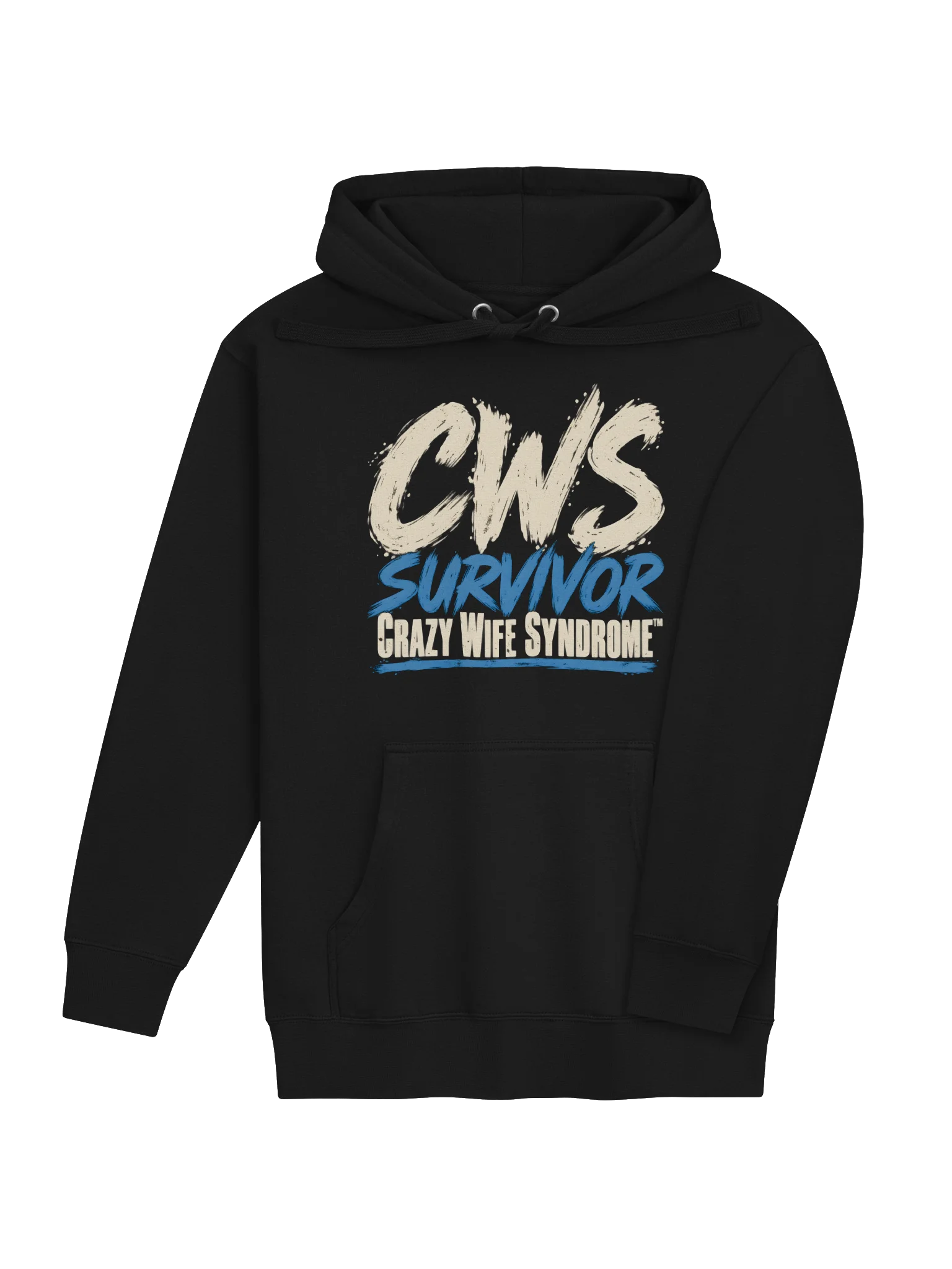 CWS Survivor Hoodie — Crazy Wife Syndrome™ | Black product image (4)