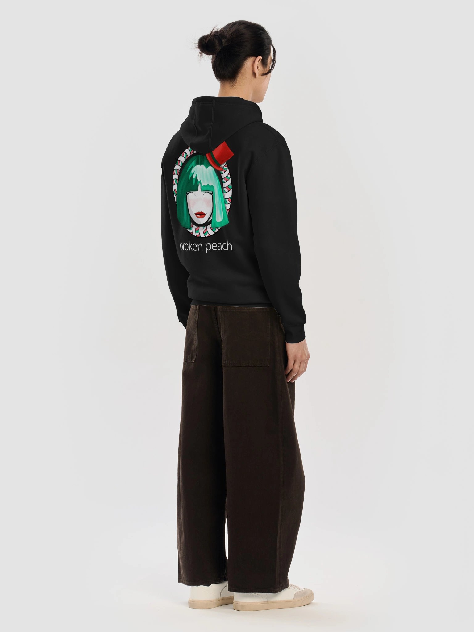 Broken Peach – Unisex Christmas Special Edition Zip Hoodie product image (8)