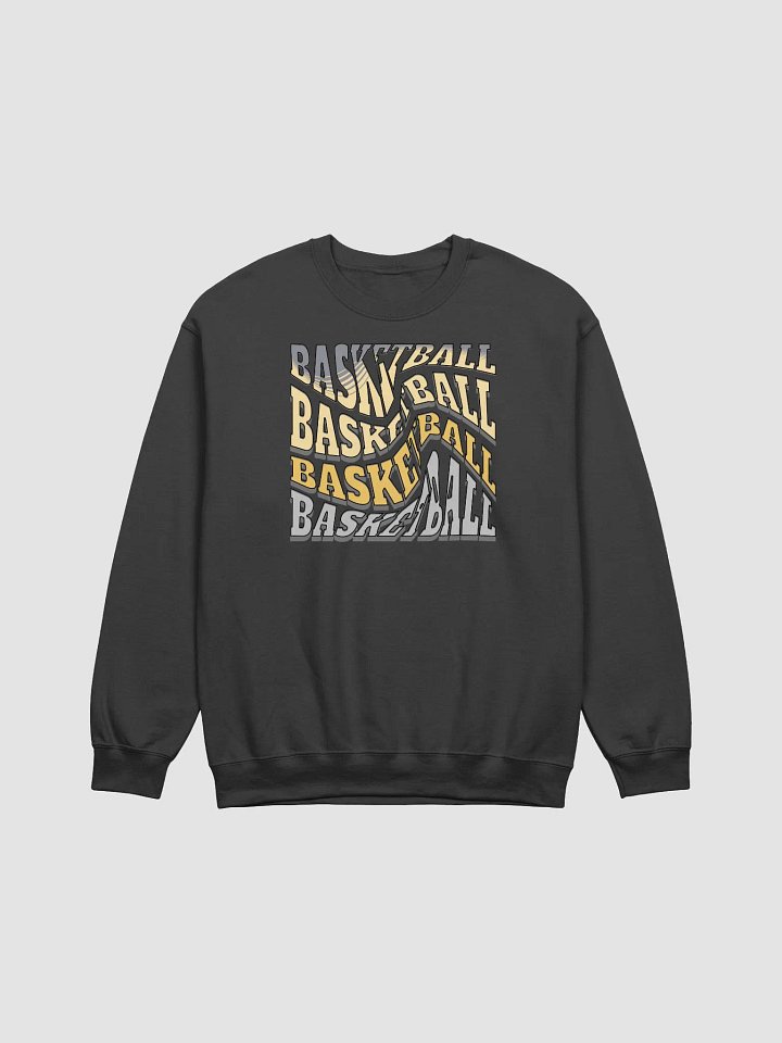 Mess Swirl Basketball Retro Wave Crewneck product image (1)