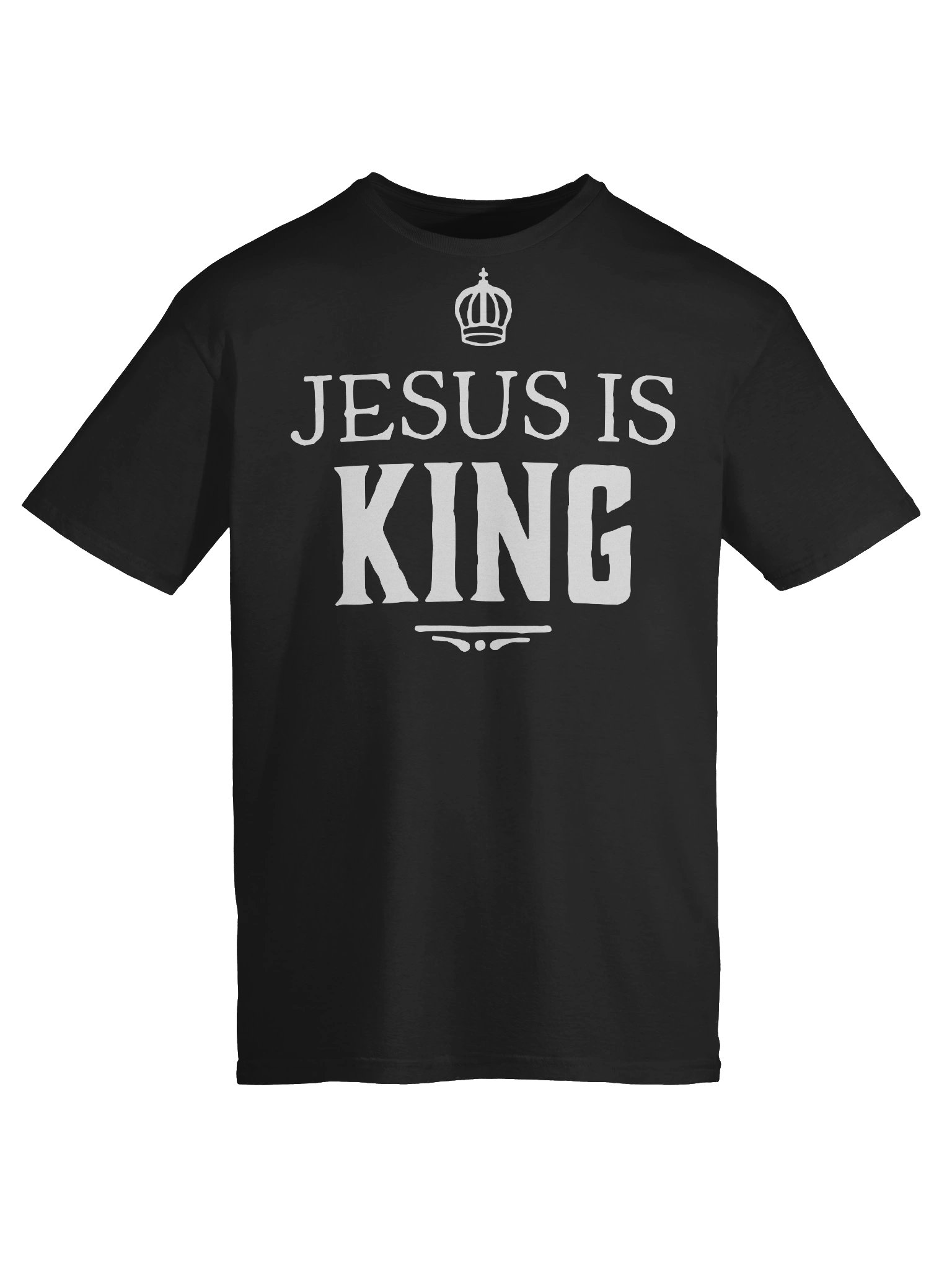 Black Christian Shirt Jesus Is King product image (9)