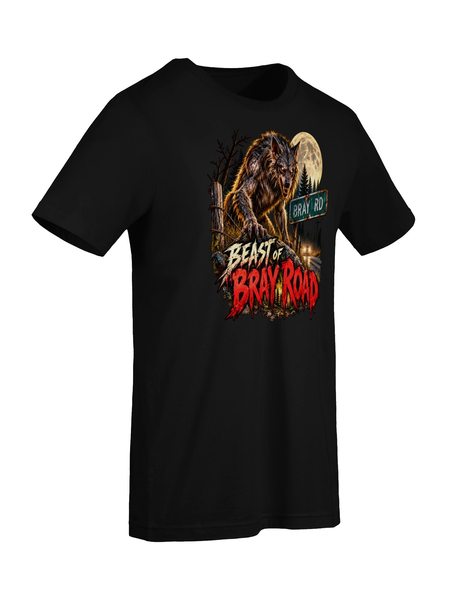 Beast of Bray Rd Werewolf Horror Tee product image (45)