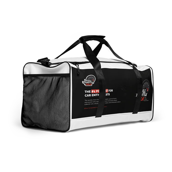 All-Over Print Duffle Bag | Full Throttle Talk product image (2)