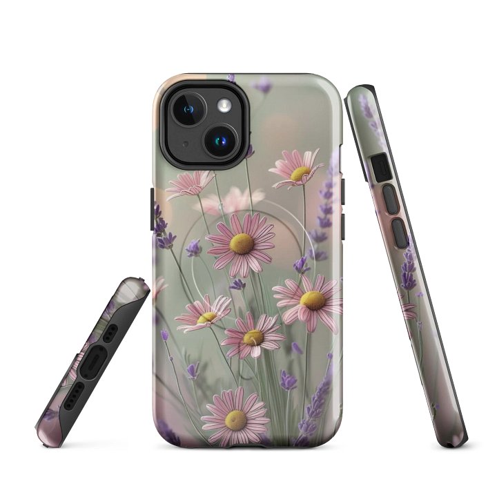 Dreamy Daisy Tough MagSafe® iPhone® 14, 15, 16, 17, Pro, Pro Max, Plus Cases. product image (1)