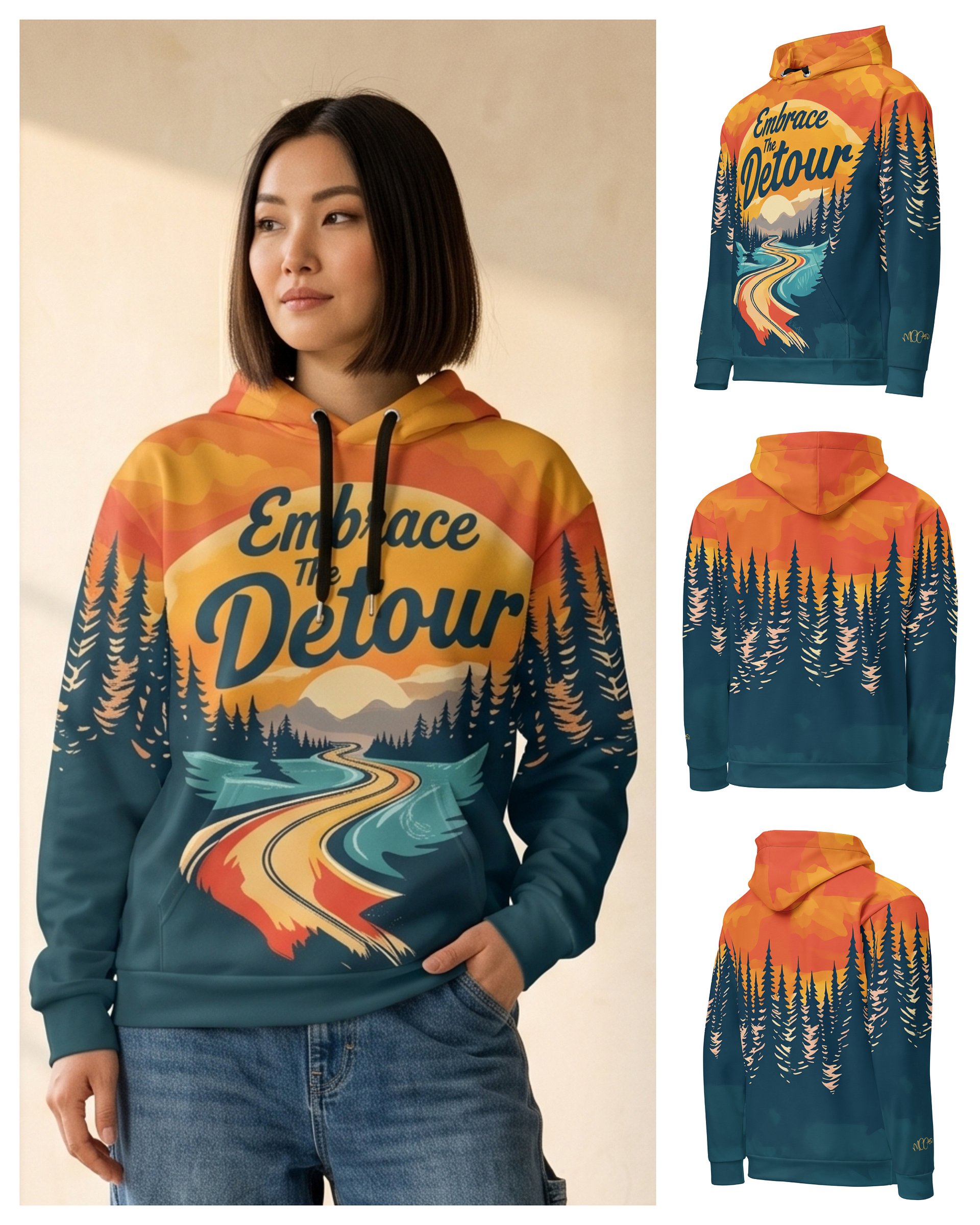 Embrace the Detour | Cotton Hoodie product image (2)