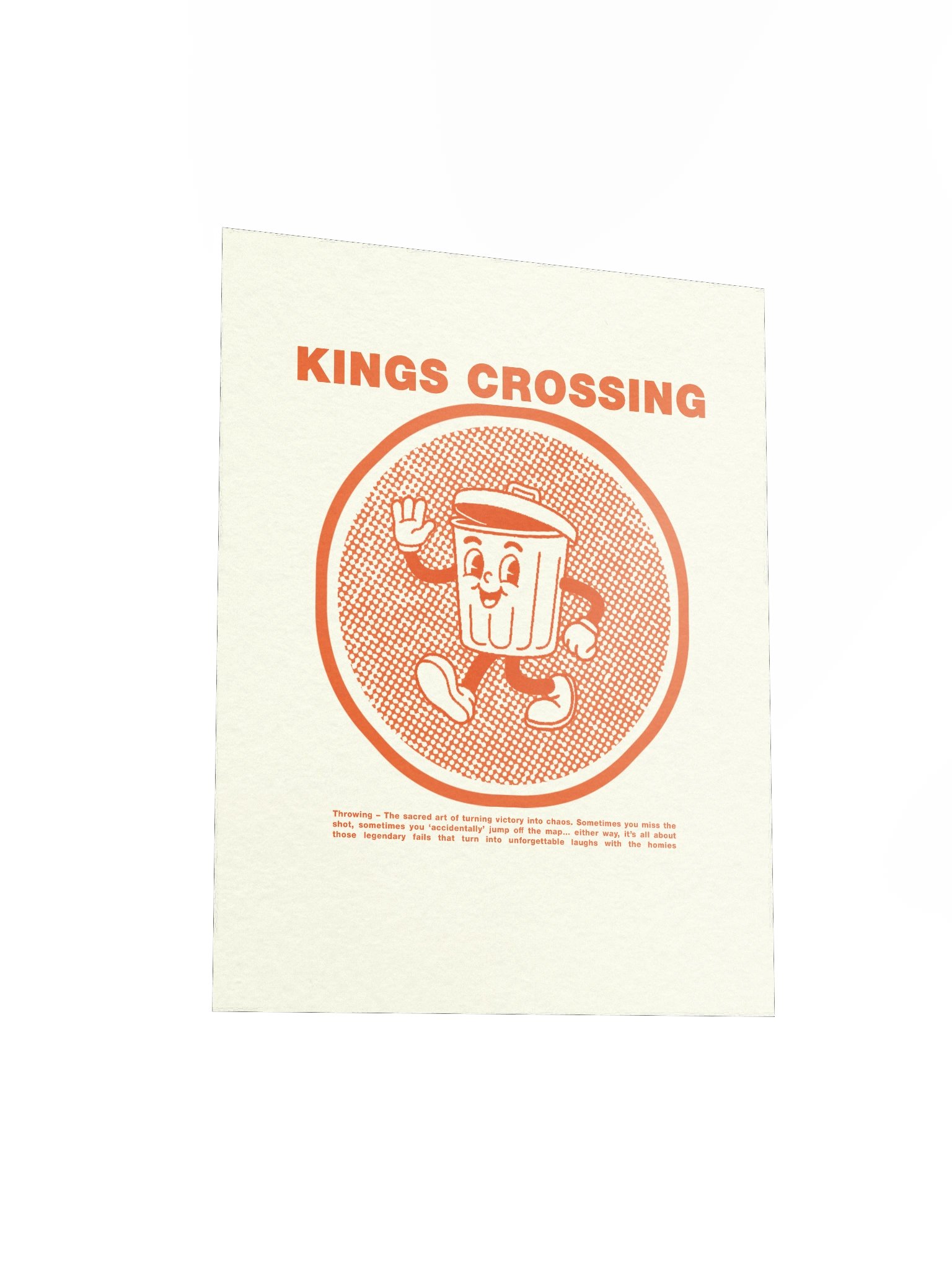 Retro Trash Poster - Cream product image (3)