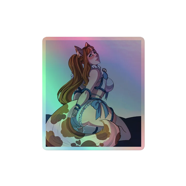 Neko Musubi Holo Sticker product image (2)