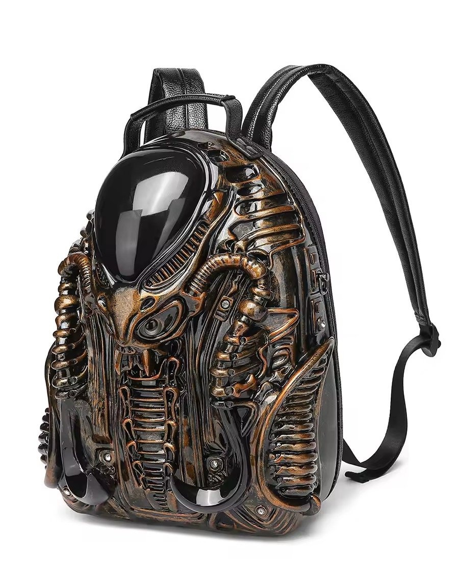 Amazing detailed Alien Backpack ( motorcycle , moto ) product image (4)