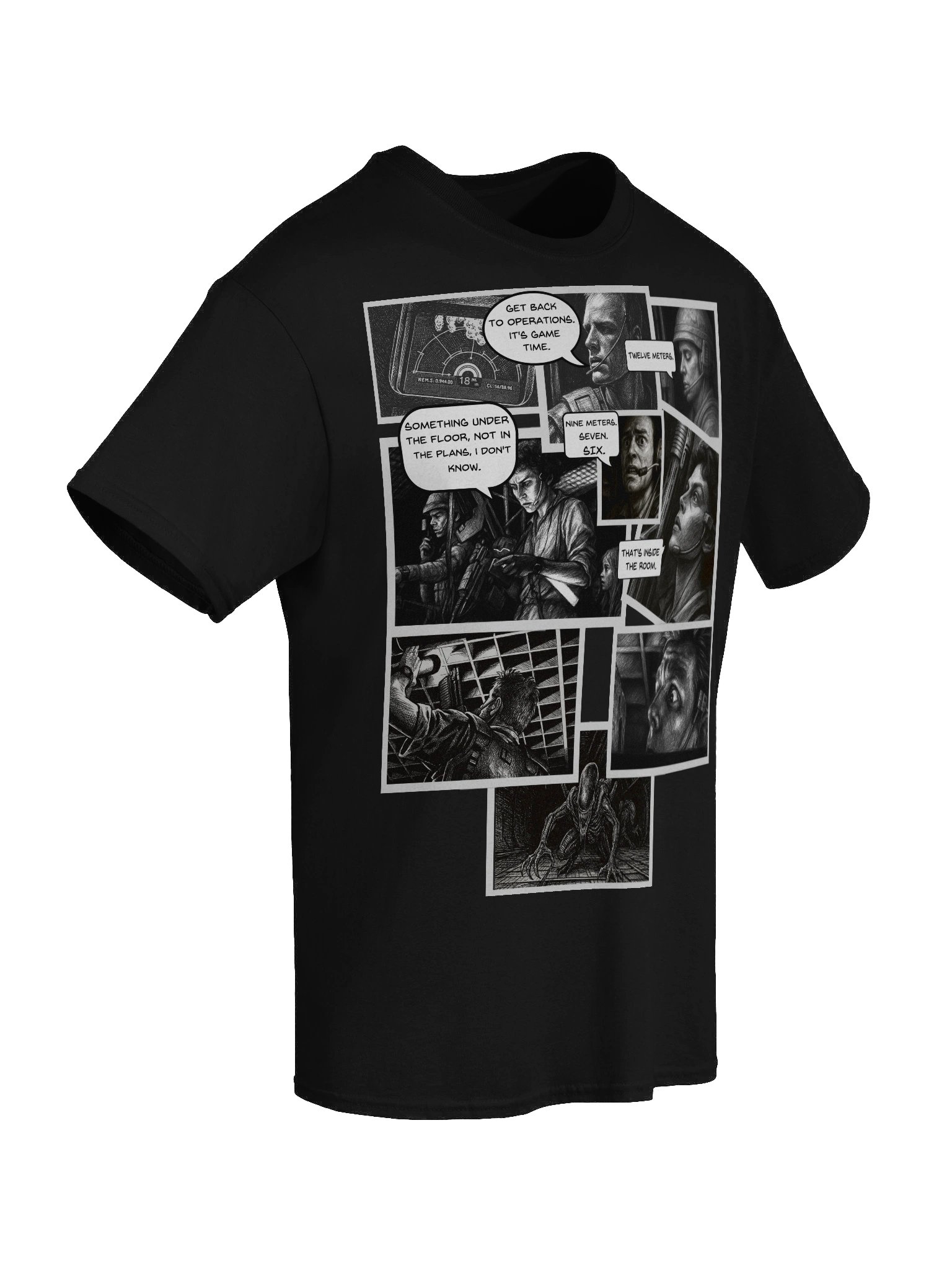 Aliens inspired Inside The Room Scene Tee product image (88)