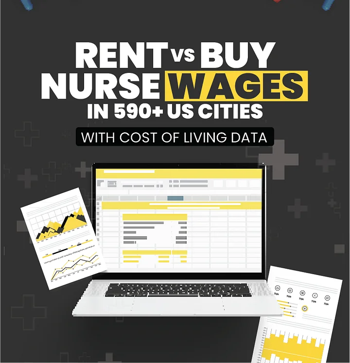 Rent vs Buy Nursing Wages With COL Adjustments product image (1)