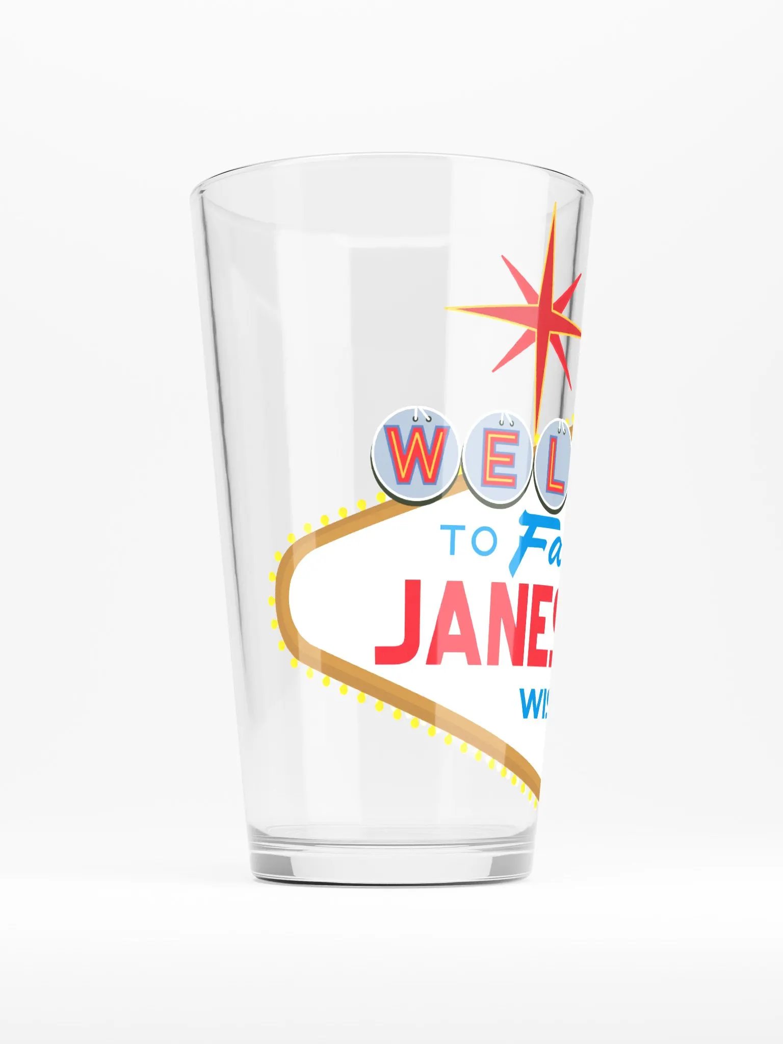 Janesvegas Shaker Pint Glass product image (2)