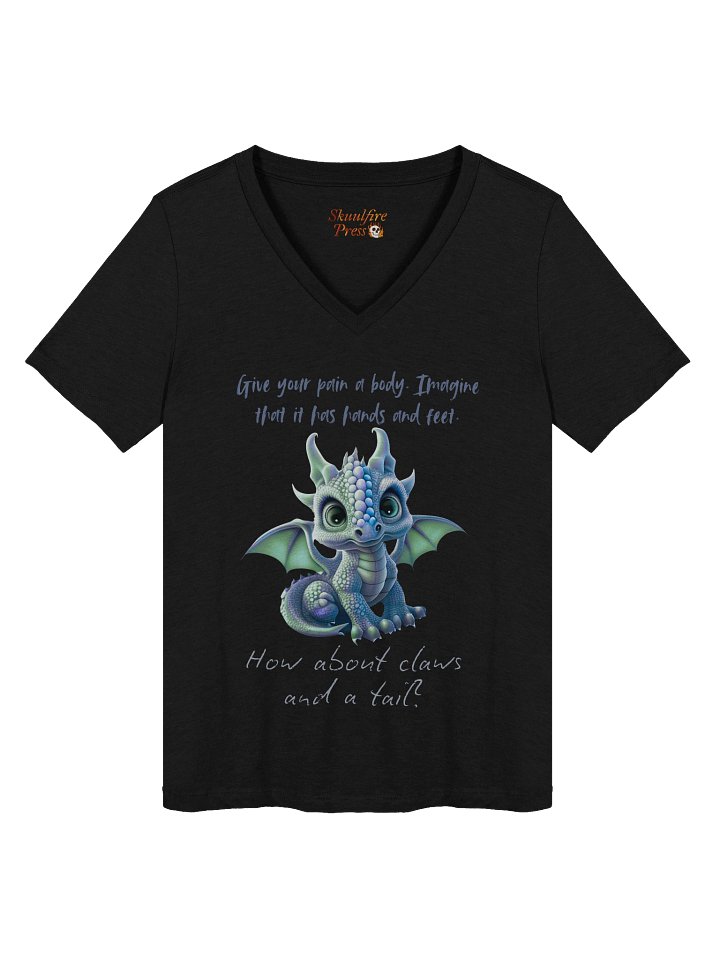 Give Your Pain a Body Dragon V-neck Tee product image (1)