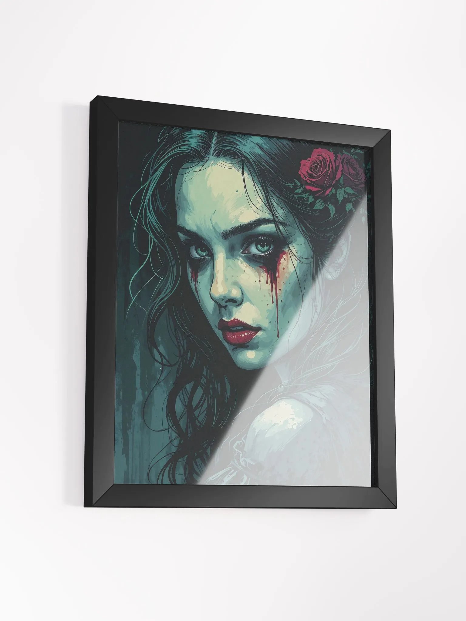 Scarlet Tears Framed Print product image (13)