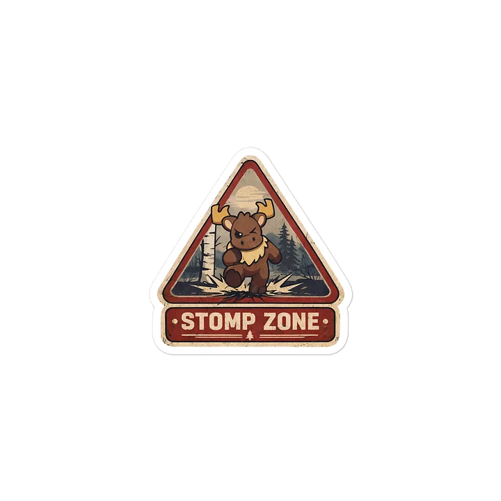 Moose Stomp Zone Sticker product image (2)