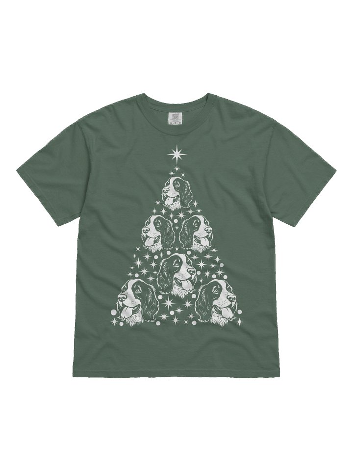 Springer Spaniel Christmas Tree T-Shirt product image (2)