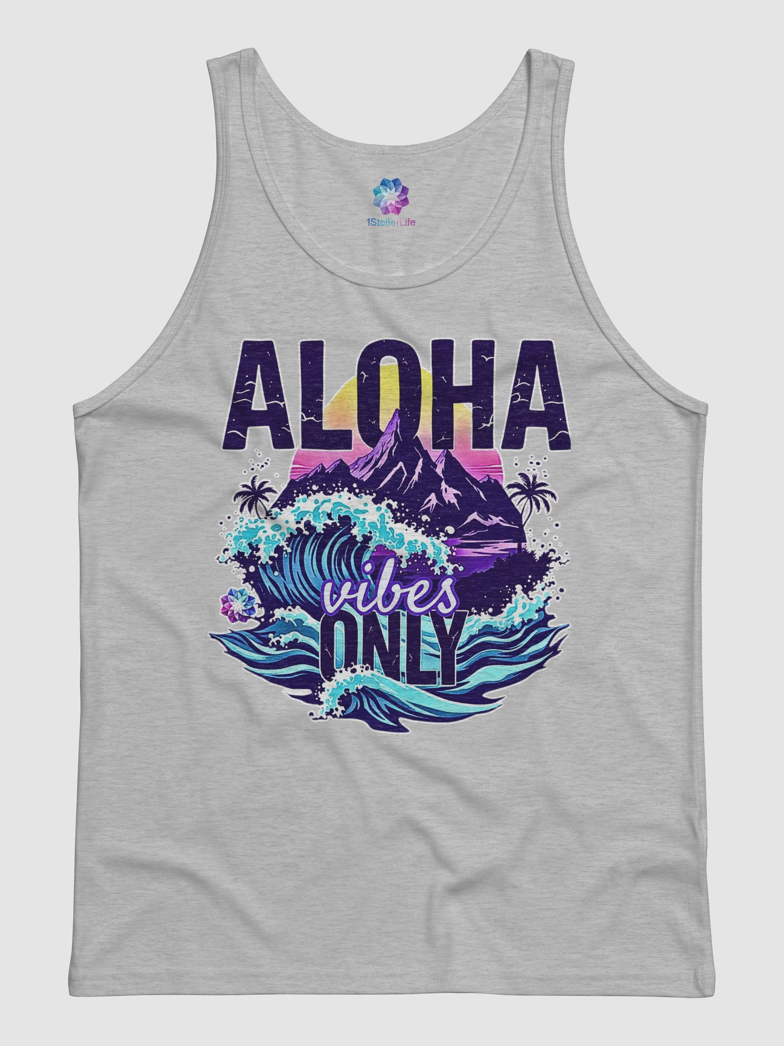 Aloha Vibes Only Jersey Tank product image (33)