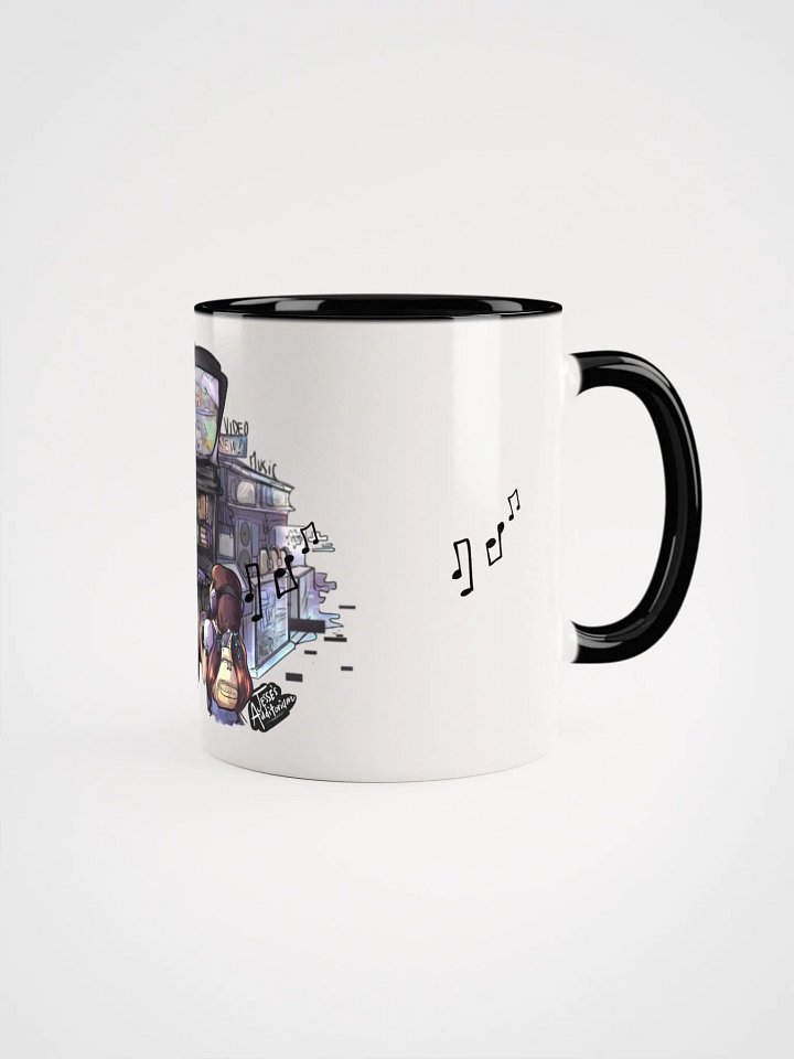 Ceramic Mug - White w/ Color Inside (Multi-Color Design) product image (2)