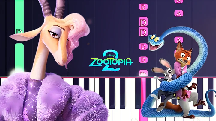 Zoo (Zootopia 2) Piano Sheet Music product image (2)