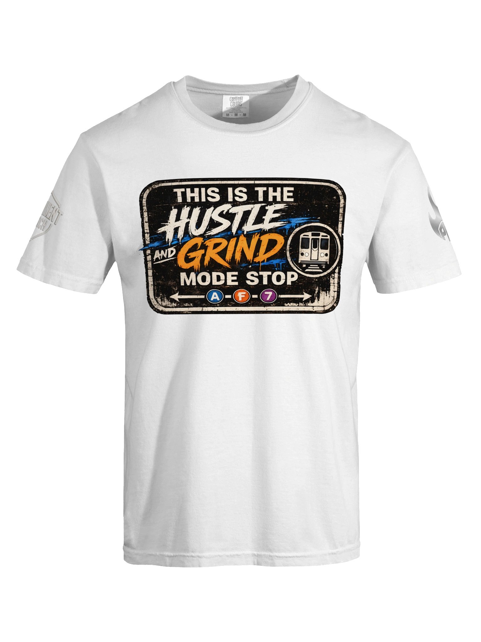 Hustle & Grind Mode Stop Graphic Tee product image (31)