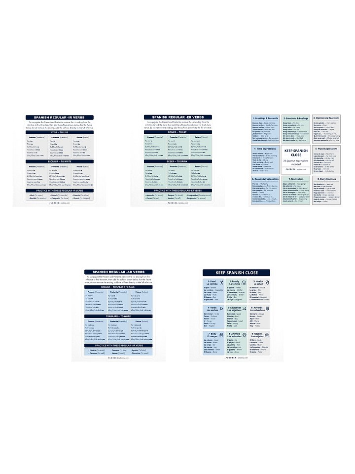 The Spanish 5-Sticker Bundle product image (1)