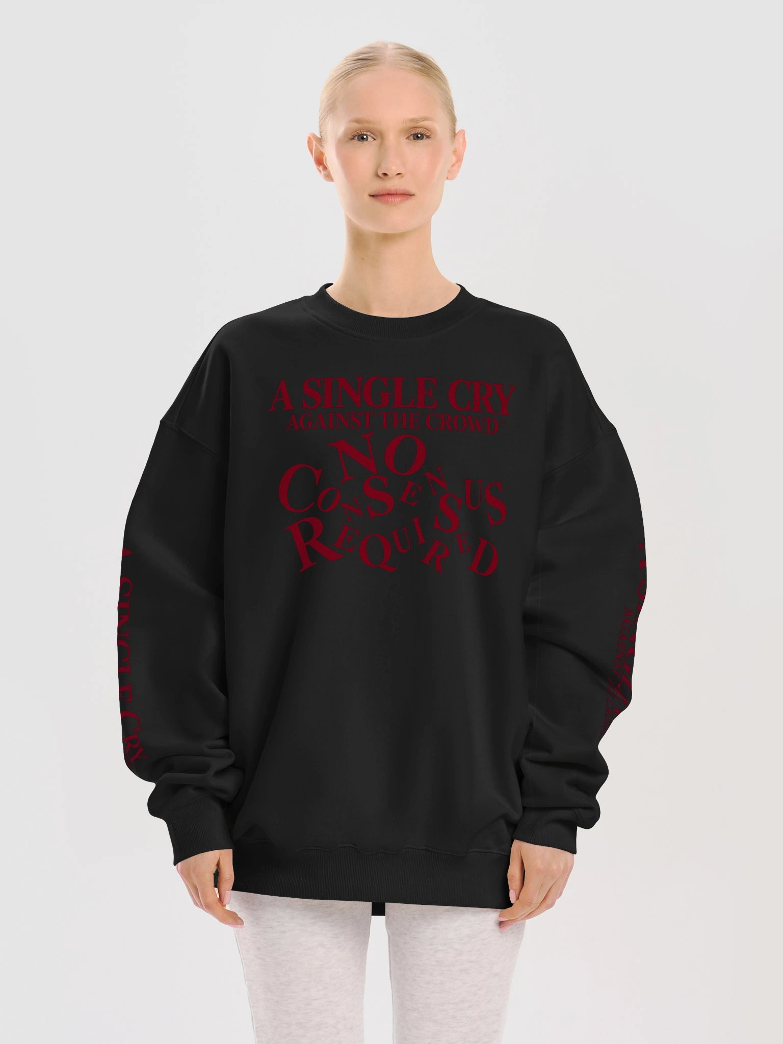 No Consensus Required — Signature Heavyweight Crewneck product image (7)