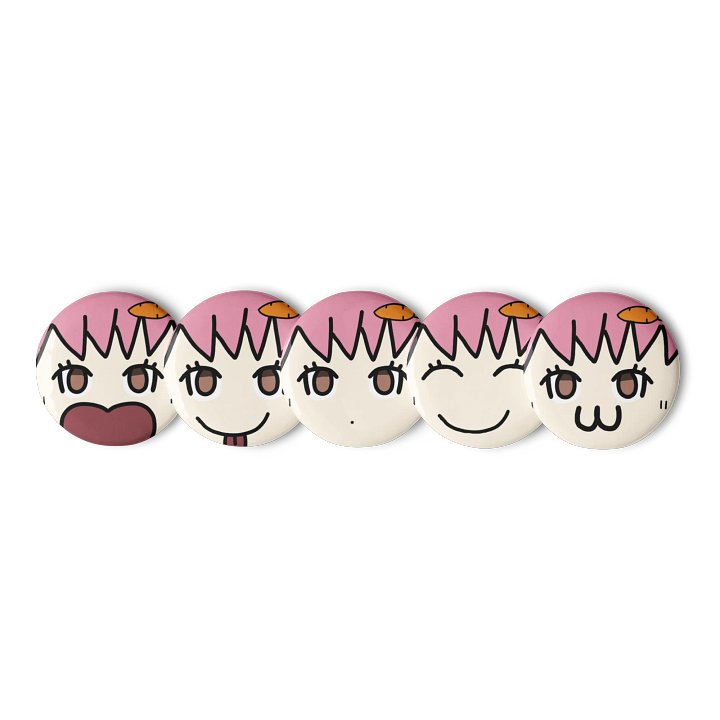 This Wonderful World Birthday 2025 Celebration - Cooky Usagida 5 Pack Buttons product image (1)